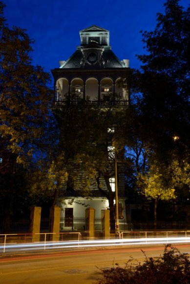 Lighting of the Letná Water Tower in Prague - foto: Benedikt Markel 