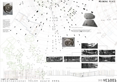 Uplatnění světla v architektuře očima studentů - 2. místo - „Místo ke čtení“, Gonzalo Pardo Diaz, Španělsko