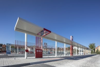 Bus station in Sázava