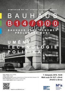 Umění-technologie-politika: Bauhaus jako fenomén přelomové doby