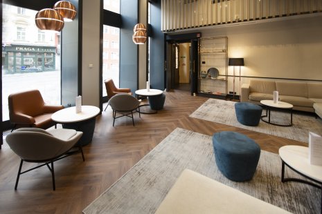 PERGO vinyl – floor implementation at the Hotel – Radisson Blu Prague