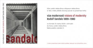 Rudolf Sandalo – vize modernosti – pozvánka na křest knihy