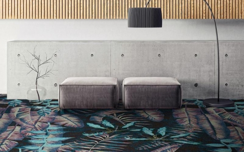 New collection of designer rugs with striking graphics