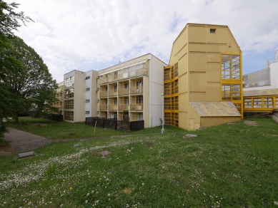 Návrh na prohlášení sady staveb osmdesátých let za nemovitou kulturní památku - Domov pro seniory Bohnice - foto: Petr Vorlík