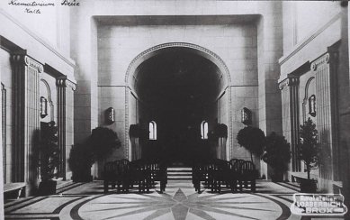 Krematoria v Ostravě, Nymburce, Mostě a Plzni - Anton Svitil - Krematorium v Mostě, 1923 - foto: archiv autora