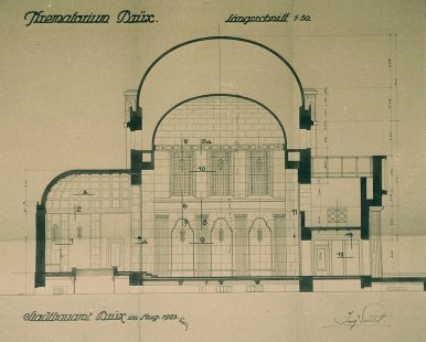 Krematoria v Ostravě, Nymburce, Mostě a Plzni - Anton Svitil - Krematorium v Mostě, 1923 - foto: archiv autora