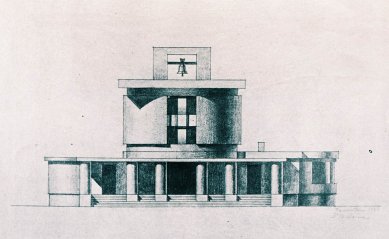 Crematoria in Ostrava, Nymburk, Most and Plzeň - Bedřich Feuerestein - Crematorium in Nymburk, 1922-24 - foto: archiv autora