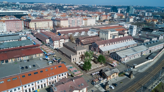 Praha má projekty na revitalizaci objektů Holešovické tržnice - Burza