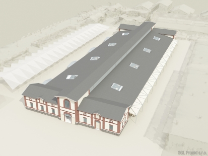 Praha has projects for the revitalization of the Holešovice market buildings - Hala 22