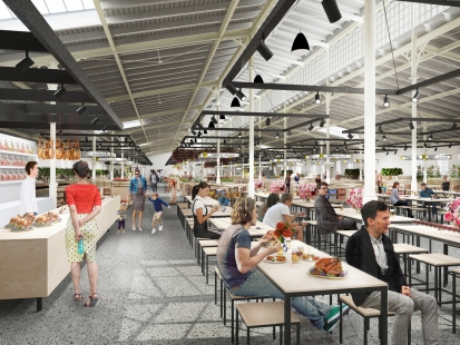 Praha has projects for the revitalization of the Holešovice market buildings - Hala 22