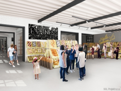 Praha has projects for the revitalization of the Holešovice market buildings - Hall 36