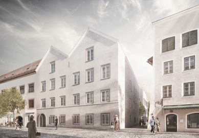 Z rodného domu Hitlera v Rakousku zmizí fasády pozměněné nacisty - foto: marte.marte architekten