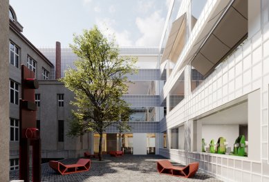 The ceramic school in Karlovy Vary will be redesigned by Petr Hájek Architects - foto: Petr Hájek Architekti