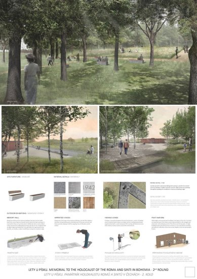 The Holocaust Memorial of Roma and Sinti in Bohemia - competition results - Competition Proposal No. 7