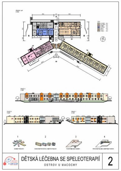 Children's treatment facility with speleotherapy in Ostrov near Macocha - competition results - Replacement