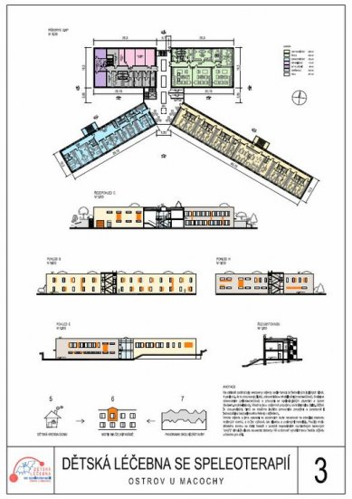 Children's treatment facility with speleotherapy in Ostrov near Macocha - competition results - Replacement