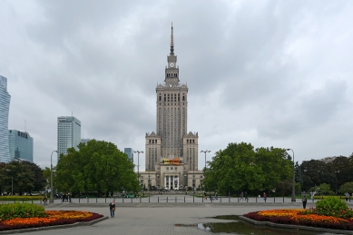 Palác kultury a vědy je nejvyšší stavbou v Polsku, pátou v EU - foto: Petr Šmídek, 2013