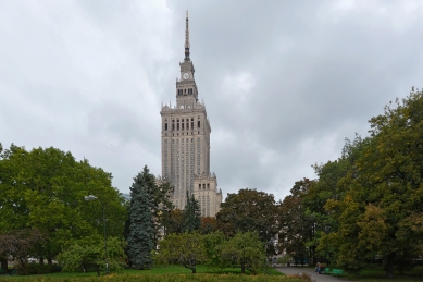 Palác kultury a vědy je nejvyšší stavbou v Polsku, pátou v EU - foto: Petr Šmídek, 2013