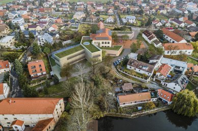 Rekonstrukce a přístavba základní školy v Praze Písnici - výsledky soutěže - Návrh č. 2 - foto: DAM architekti, s.r.o.