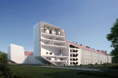 Národní památkový ústav představil projekt obnovy pražské Invalidovny - foto: Petr Hájek Architekti