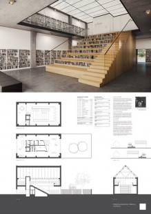 Nová pobočka Knihovny města Olomouce - výsledky soutěže - 2. místo - foto: Refuel s.r.o.