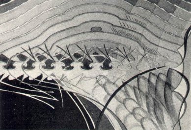 Arnošt Hošek: Je melodie základem umění? - Arne Hošek: barevná realisace české národní písně Měsíček svítí, 1932 - foto: archiv redakce