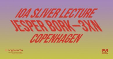 IoA Sliver Lecture Series 2020 - Jesper Bork / 3XN