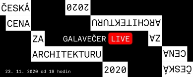 Galavečer 5. ročníku České ceny za architekturu 2020