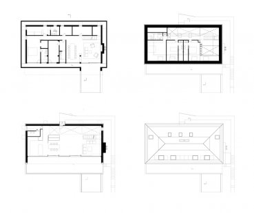 Dům s výhledem do údolí - Půdorysy