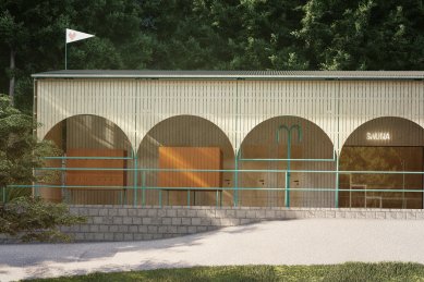 Výstavba zázemí Lesního koupaliště v Liberci si vyžádá až 3 miliony - foto: mjölk architekti
