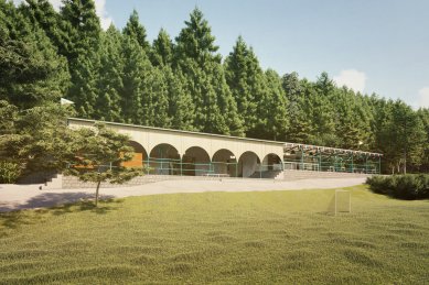 Výstavba zázemí Lesního koupaliště v Liberci si vyžádá až 3 miliony - foto: mjölk architekti