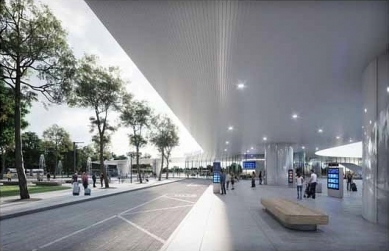 Vysokorychlostní terminál Praha východ navrhnou ov-architekti - Vizualizace: DOUSEK-ZABORSKY