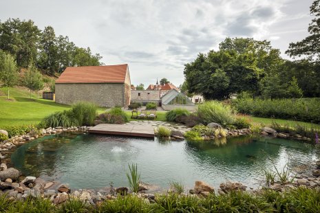 As a phoenix rising from the ashes… - castle area of Mitrowicz, swimming pond - foto: Mitrowicz, a.s.