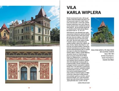 Vychází kniha o architektuře vil a rodinných domů v Hradci Králové