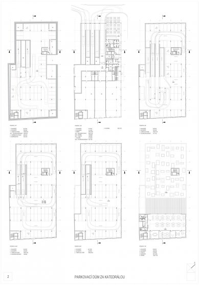 Parking house behind the cathedral in Ostrava - competition results - foto: Architekti Hrůša & spol., Ateliér Brno