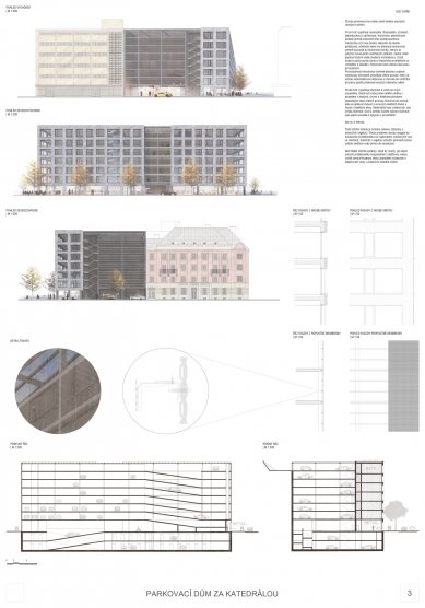 Parking house behind the cathedral in Ostrava - competition results - foto: A69 - architekti, s.r.o.