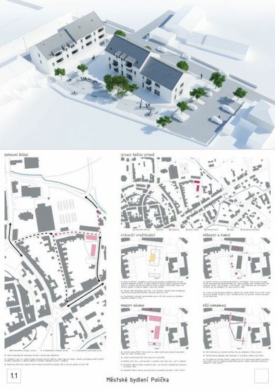 Urban Housing Polička - competition results - Reward - foto: at DESTYL s.r.o.