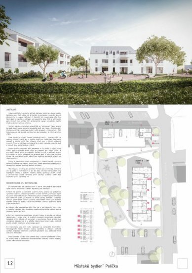 Urban Housing Polička - competition results - Reward - foto: at DESTYL s.r.o.