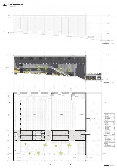 Reconstruction of the Grand Cinema in Zlín - competition results - 2nd place - foto: Építész Stúdió