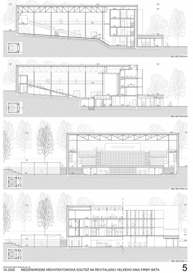 Reconstruction of the Grand Cinema in Zlín - competition results - 3rd place - foto: A B.K.P.Š 