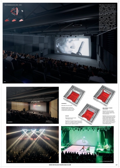 Reconstruction of the Grand Cinema in Zlín - competition results - 4th place - foto: Petr Hájek ARCHITEKTI