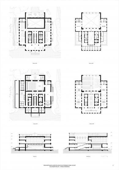 Reconstruction of the cultural house in Č. Budějovice - results of the dialogue - 3rd place - foto: PLURAL 