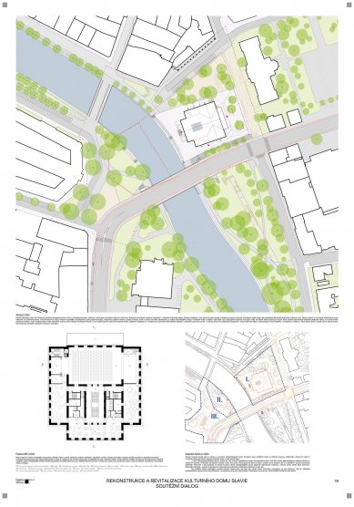 Reconstruction of the cultural house in Č. Budějovice - results of the dialogue - 2nd place - foto: PROJEKTIL ARCHITEKTI 