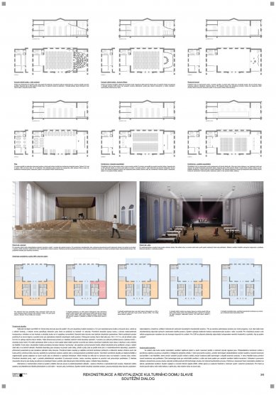 Reconstruction of the cultural house in Č. Budějovice - results of the dialogue - 2nd place - foto: PROJEKTIL ARCHITEKTI 