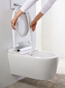 Puristicky elegantní design do každé koupelny - Jednoduché odnímání WC krytu a sedátka