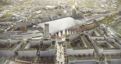 The competition for the new Brno main train station was won by the Dutch Benthem Crouwel - 1. price - Benthem Crouwel International B.V.