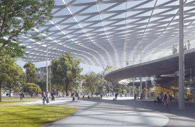 The competition for the new Brno main train station was won by the Dutch Benthem Crouwel - 3rd prize - ingenhoven architects GmbH, Architectural Office Burian-Křivinka, architects Koleček-Jura