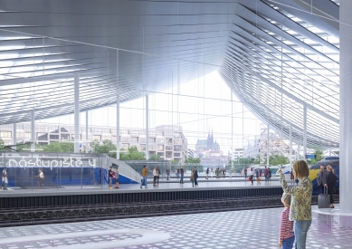 Soutěž na nové brněnské hlavní nádraží vyhráli nizozemští Benthem Crouwel - 4. cena - BIG – Bjarke Ingels Group + A8000 s.r.o.