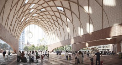 The competition for the new Brno main train station was won by the Dutch Benthem Crouwel - 1. price - Benthem Crouwel International B.V.