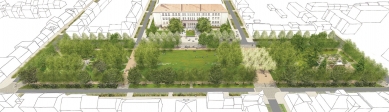 Výsledky soutěže na obnovu Mírového náměstí v Hodoníně - 1. místo – MAAUS s.r.o.